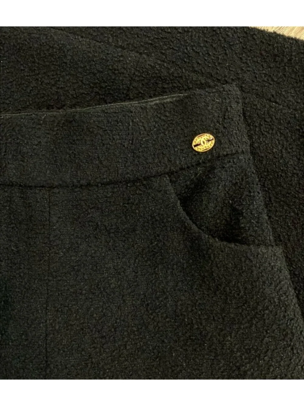 Chanel Skirt 38 Black